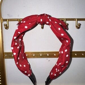 Chic Red Polka Dot Headband